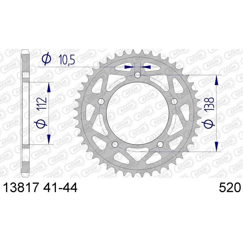 AFAM aluminum crown 13817 - 520 1074481001