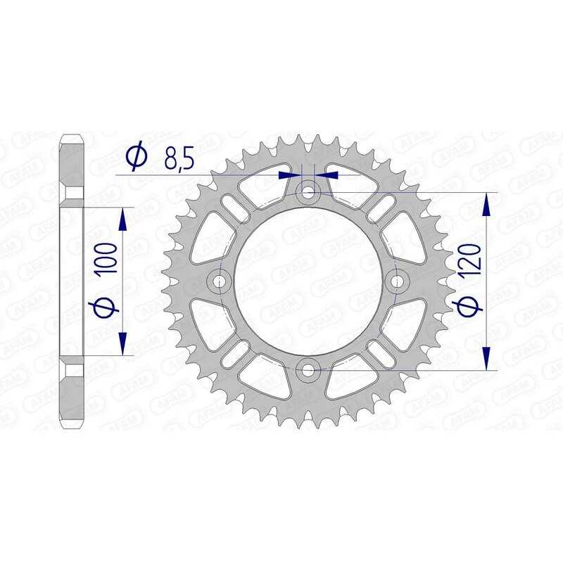 AFAM Ultralight self-cleaning aluminum crown 15104 - 428 1074532001