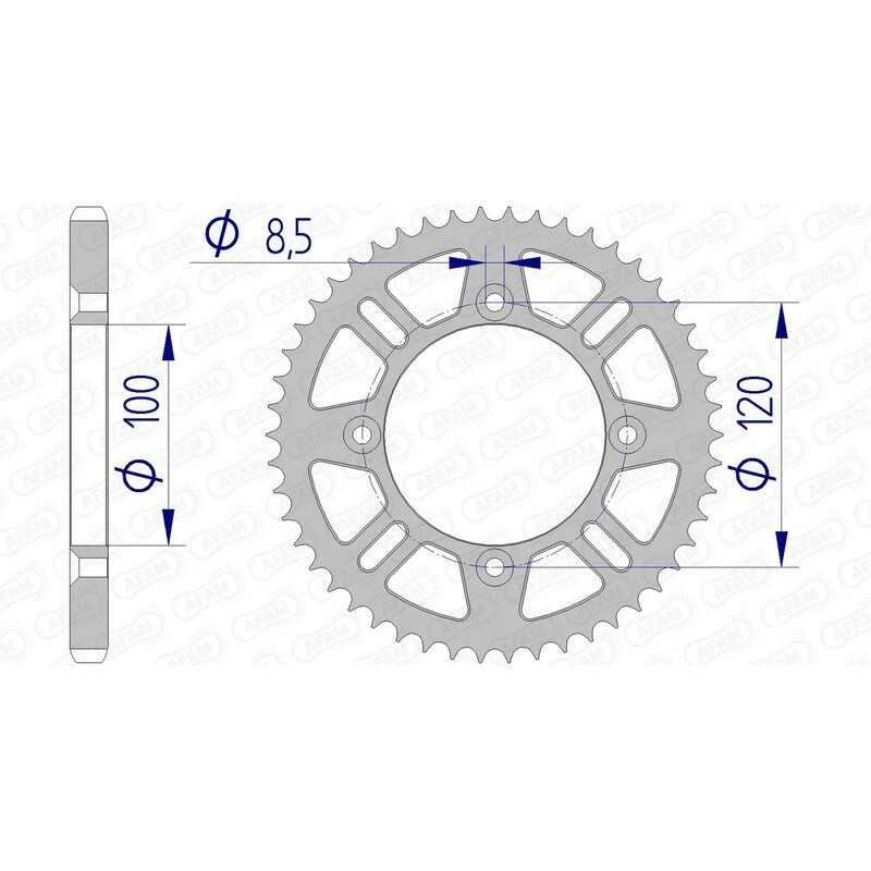 AFAM aluminum crown 15104 - 428 1074533002