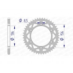 AFAM aluminum crown 15206 - 520 1074539002