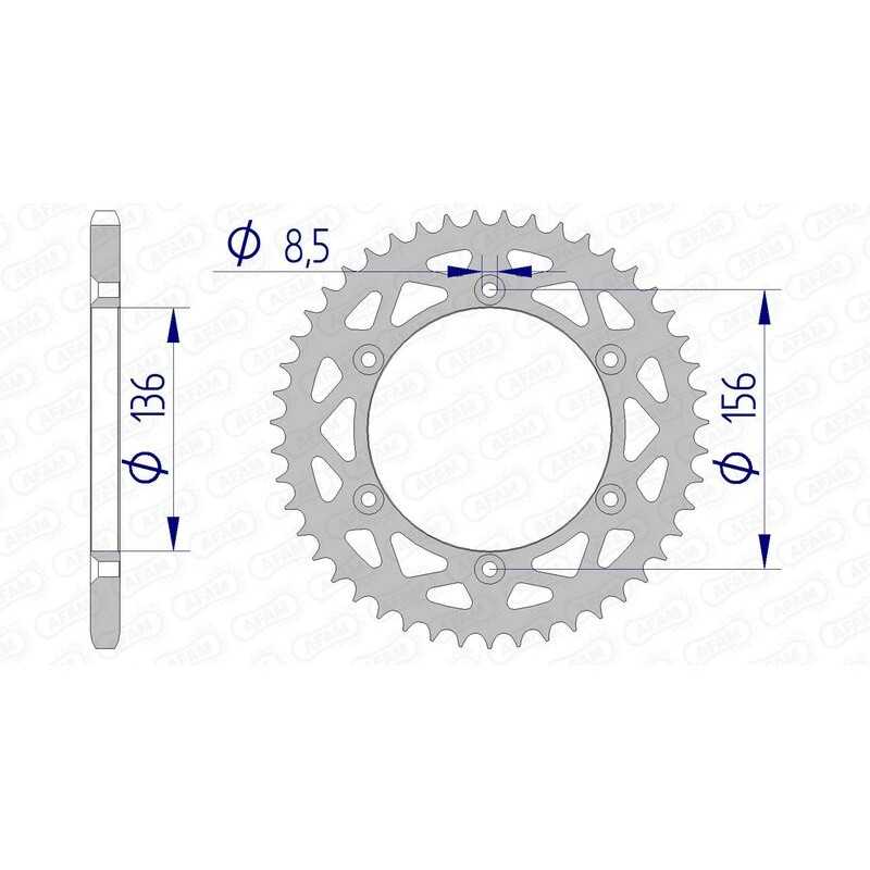 AFAM aluminum crown 15206 - 520 1074539002
