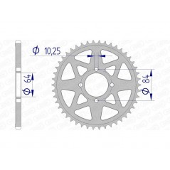 AFAM aluminum crown 15310 - 520 1074543001