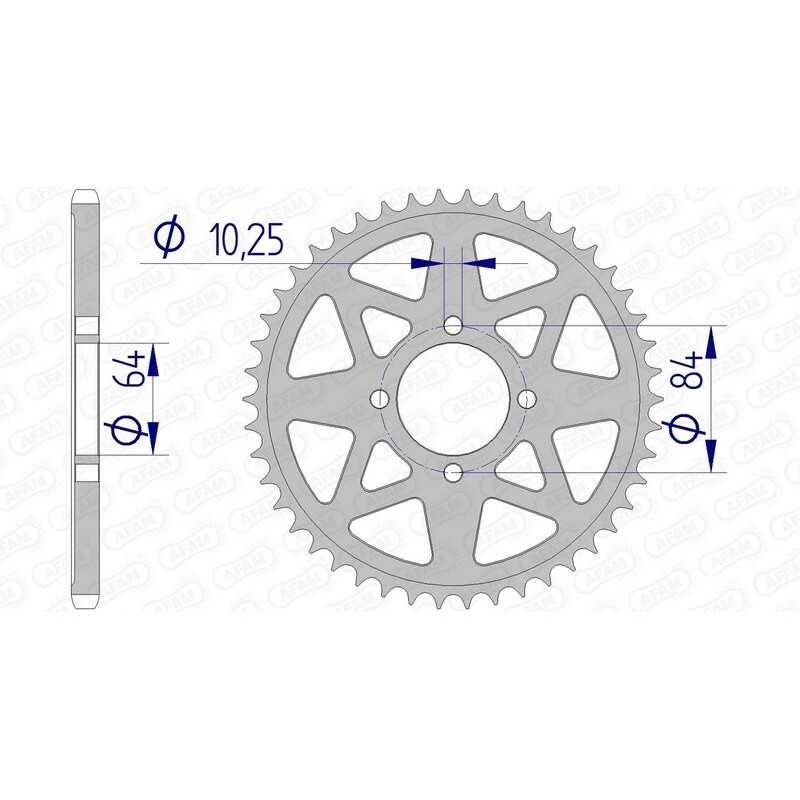 AFAM aluminum crown 15310 - 520 1074543001