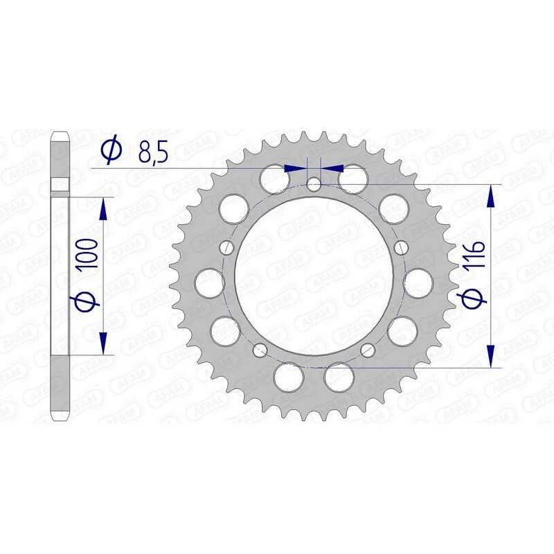 AFAM aluminum crown 17100 - 420 1074594001
