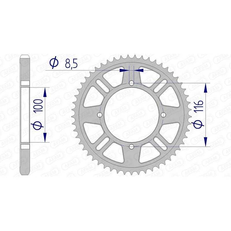 AFAM Corona aluminio 17105 - 428 1074597001