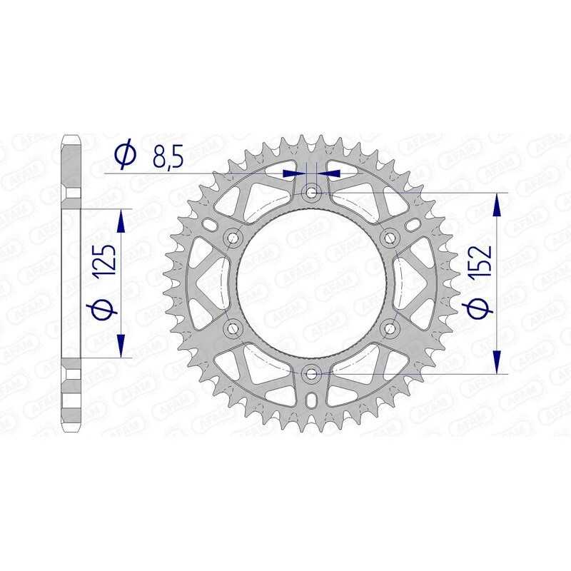 AFAM Ultralight self-cleaning aluminum crown 39300 - 520 1074642001