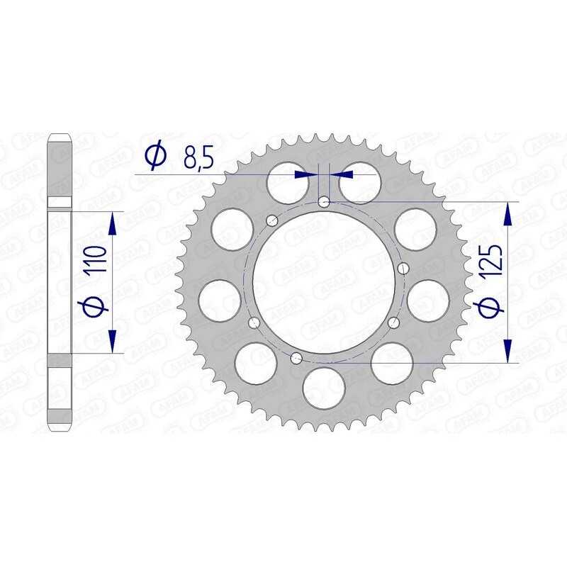 AFAM aluminum crown 60104 - 428 1074707001