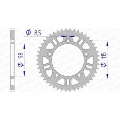 AFAM Corona aluminio 72101 - 420 1074725001