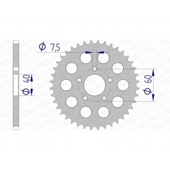 AFAM aluminum crown 72105 - 415 1074730001