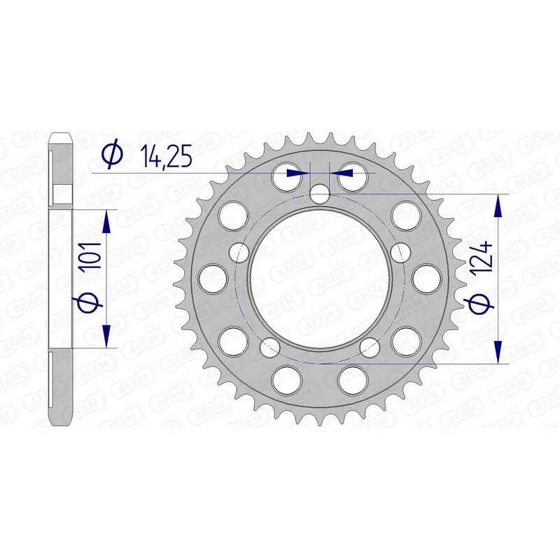 AFAM aluminum crown 72801 - 525 1074738001