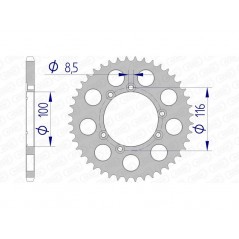 AFAM Corona aluminio 93303 - 520 1074805001