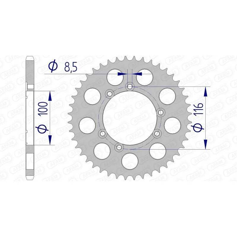 AFAM aluminum crown 93303 - 520 1074805001