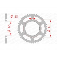 AFAM Standard steel crown 10212 - 520 1074329001