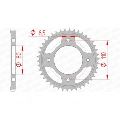 AFAM Standard steel crown 10235 - 428 1074341001