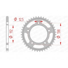 AFAM Standard steel crown 10627 - 520 1074377001