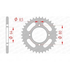 AFAM Standard steel crown 12101 - 420 1074404001