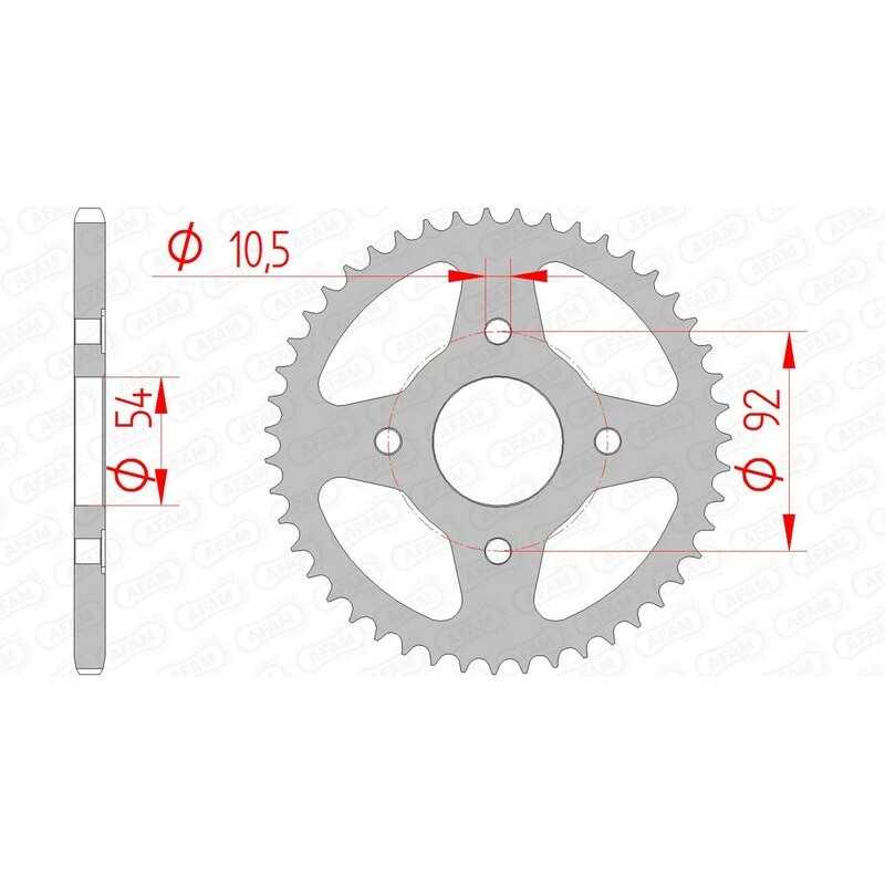 AFAM Standard steel crown 12113 - 420 1074406001