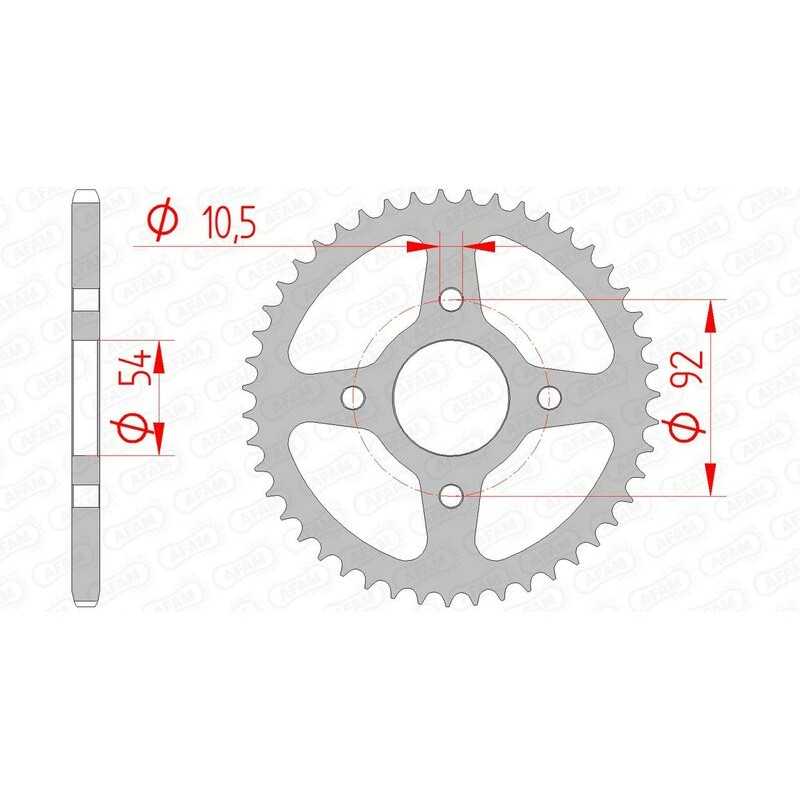 AFAM Standard steel crown 12115 - 420 1074407001