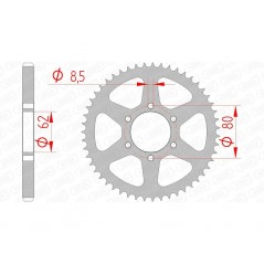 AFAM Standard steel crown 12208 - 428 1074415001
