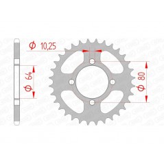 AFAM Standard steel crown 12214 - 520 1074416001