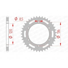 AFAM Standard steel crown 12304 - 520 1074429001