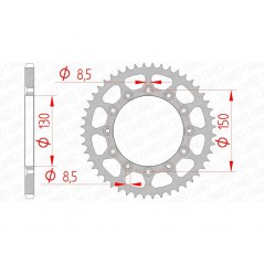 AFAM Standard steel crown 12323 - 520 1074432001