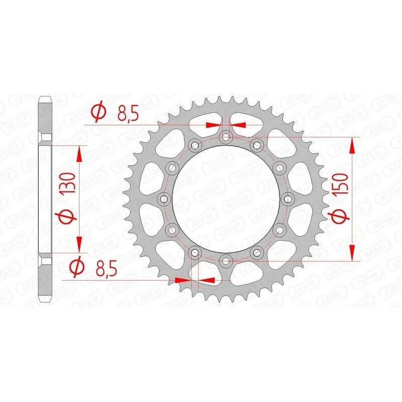 AFAM Standard steel crown 12323 - 520 1074432001