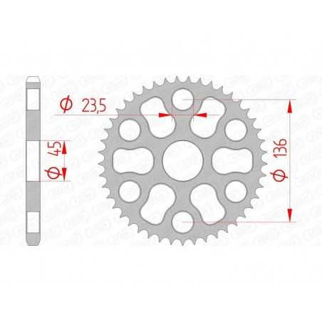 AFAM Standard steel crown 12325 - 428 1074434001