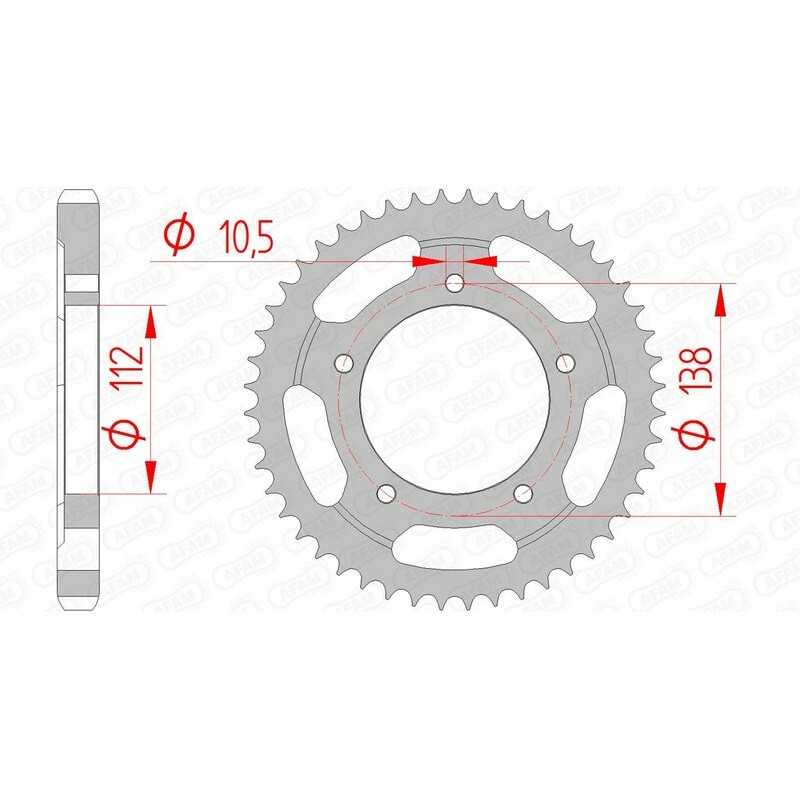 AFAM Standard steel crown 12607 - 530 1074454001