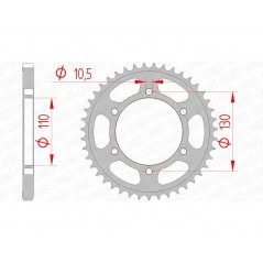 AFAM Standard steel crown 12815 - 525 1074461001