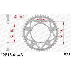 AFAM Standard steel crown 12816 - 525 1074462001