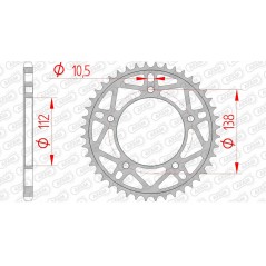 AFAM Standard steel crown 12817 - 520 1074463002
