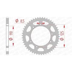 AFAM Standard steel crown 14109 - 420 1074485001