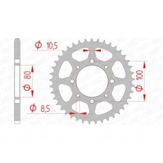 AFAM Standard steel crown 14312 - 520 1074509001