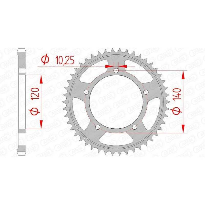 AFAM Standard steel crown 14604 - 525 1074526001