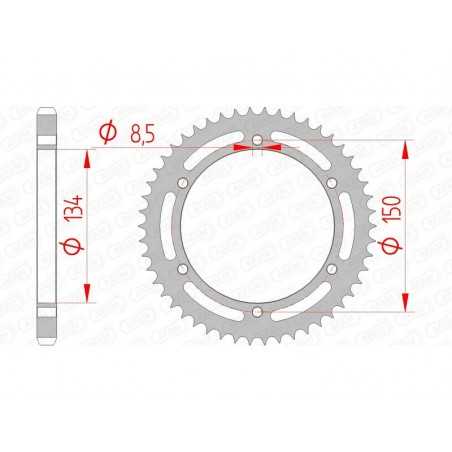 AFAM Standard steel crown 16203 - 428 1074555001