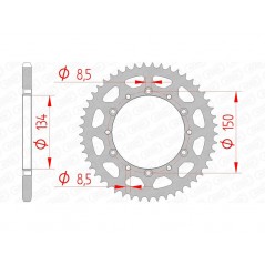 AFAM Standard steel crown 16204 - 520 1074556001