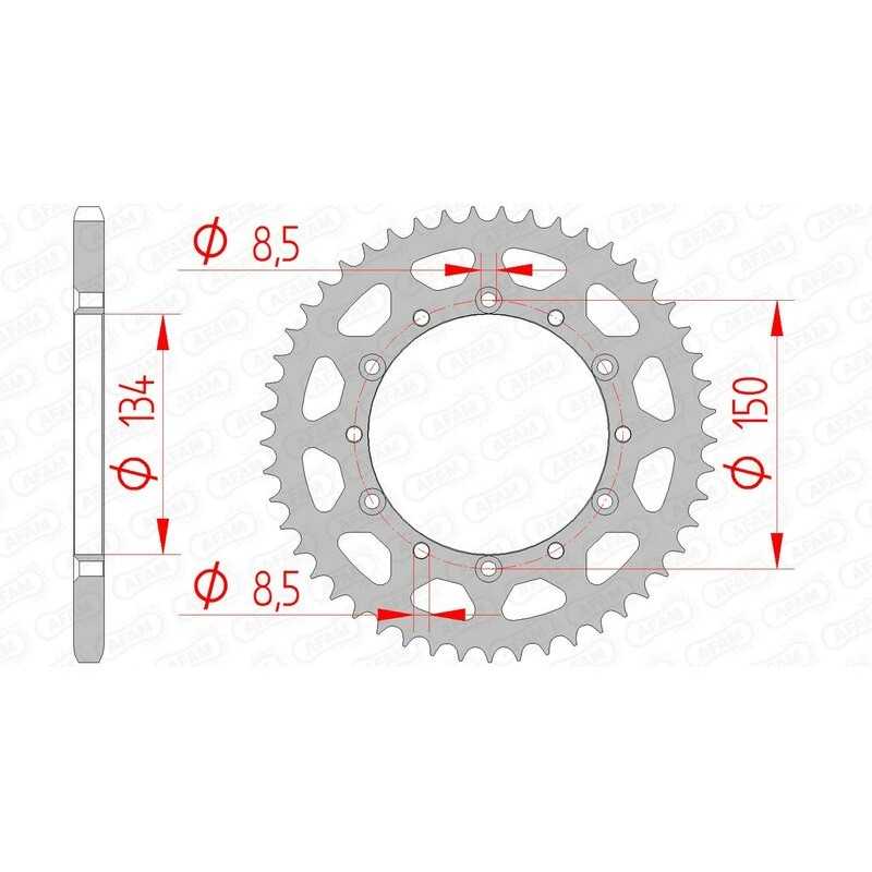 AFAM Standard steel crown 16204 - 520 1074556001