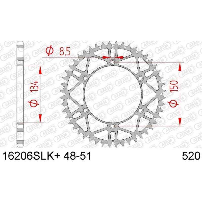 AFAM Self-cleaning steel crown 16206 - 520 1074558001