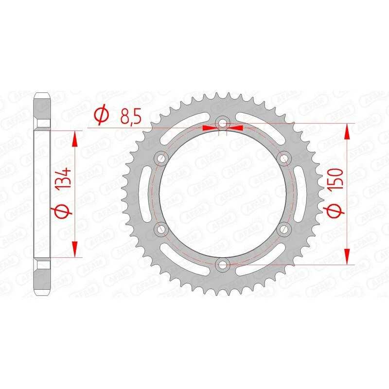AFAM Standard steel crown 16207 - 428 1074559001
