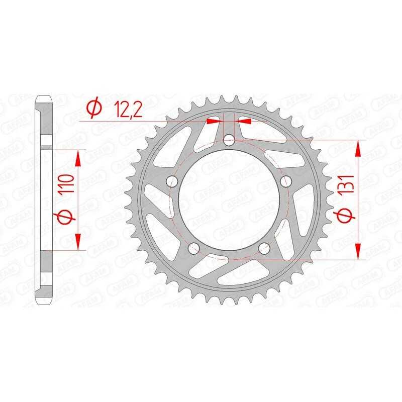 AFAM Standard steel crown 164800 - 525 1074571001