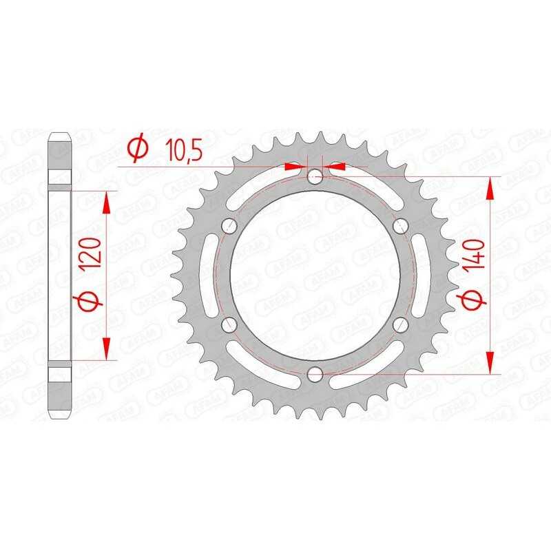 AFAM Standard steel crown 16605 - 525 1074586001