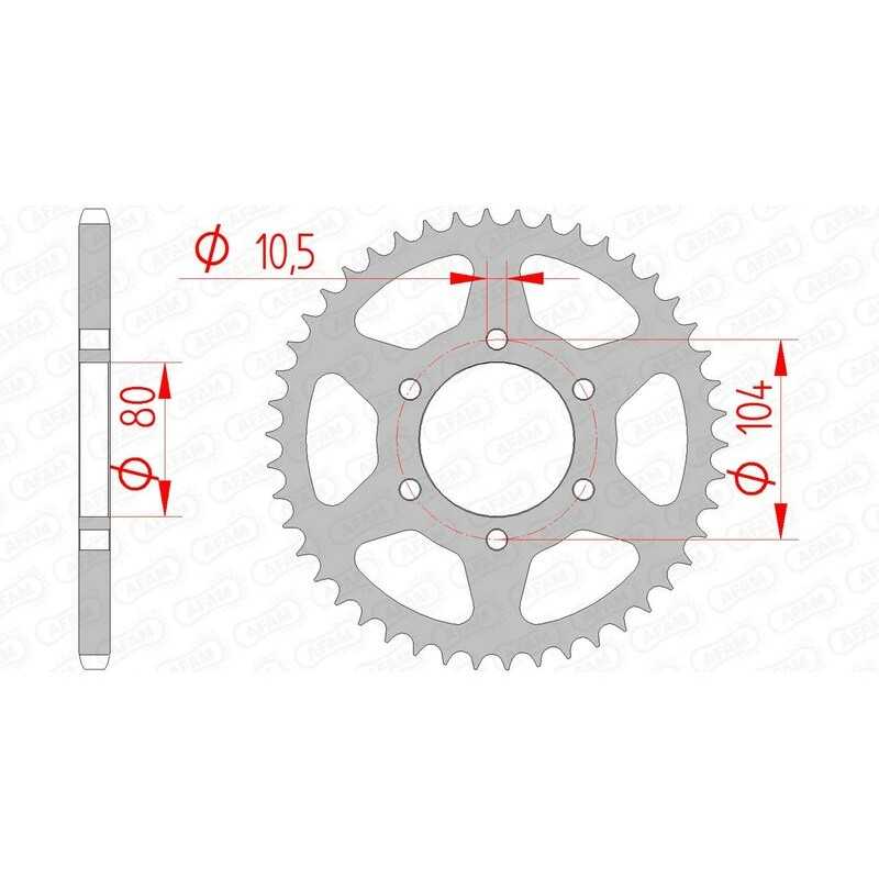 AFAM Standard steel crown 16606 - 520 1074587001