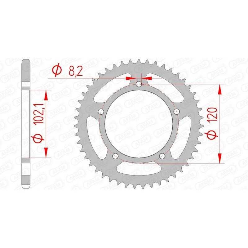 AFAM Standard steel crown 35104 - 420 1074615001