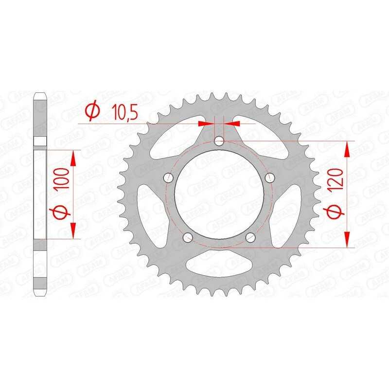 AFAM Standard steel crown 35801 - 520 1074625001