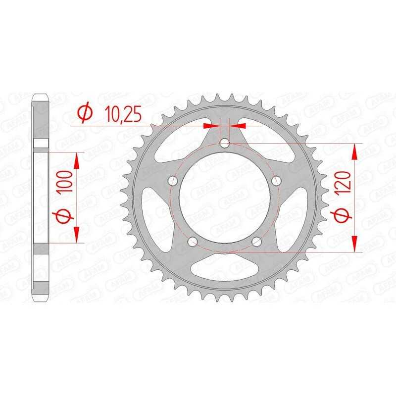 AFAM Standard steel crown 35802 - 525 1074626001