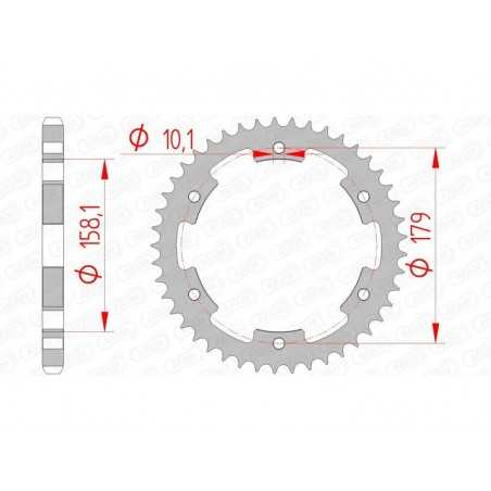 AFAM Standard steel crown 35804 - 525 1074628001