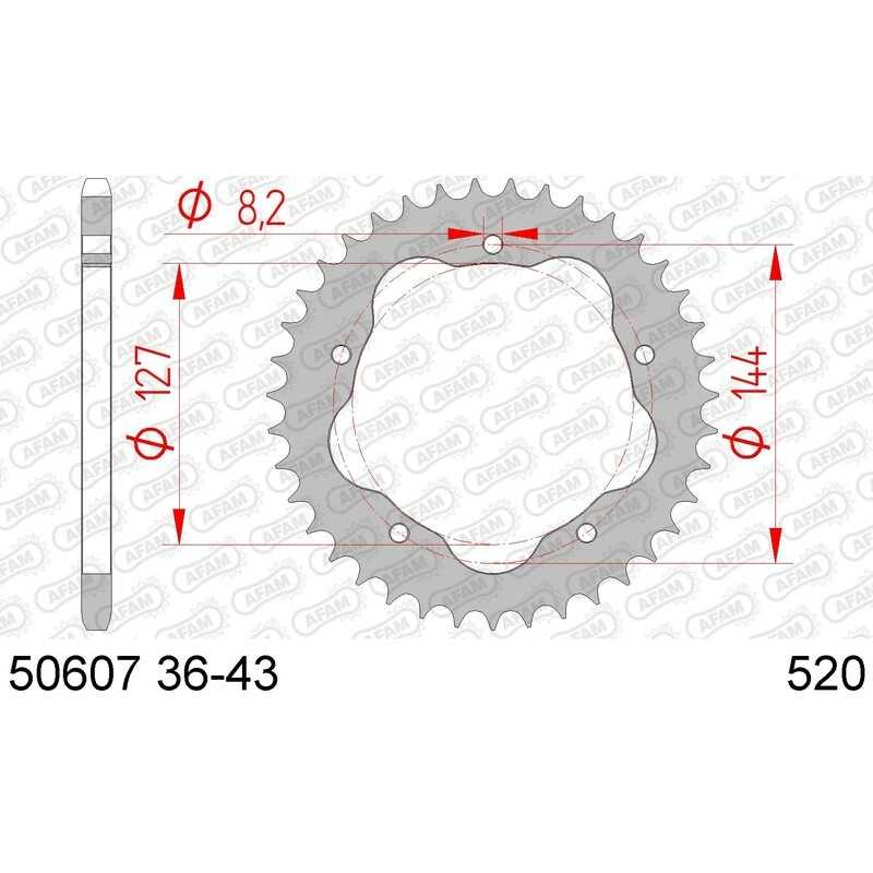 AFAM Standard steel crown 50607 - 520 1074669004