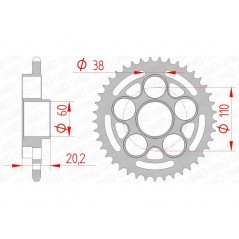 AFAM Standard steel crown 50614 - 520 1074676001