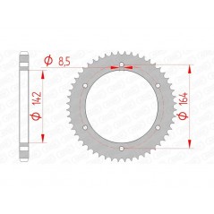 AFAM Standard steel crown 65200 - 428 1074713001